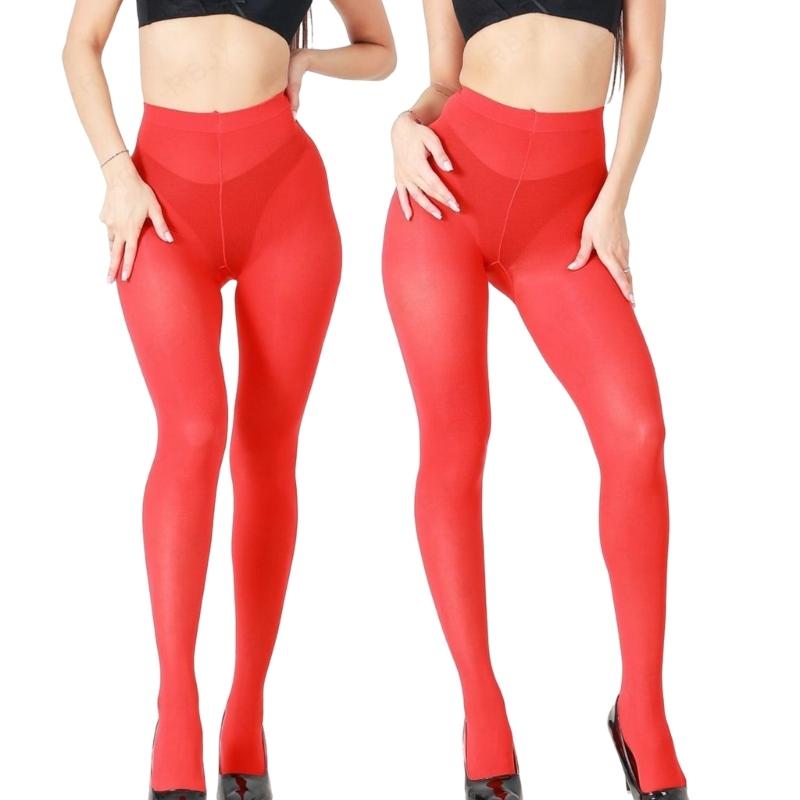 Christmas Themed Tights Elastic Waistband Comfortable Nylon Legwear Fashion Pantyhose for Office Parties and Daily Use