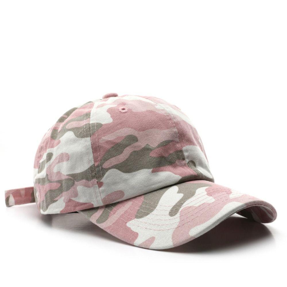 Camouflage Dad Hat Washed Cotton Sun Hat Vintage UV Protection Hat  For Men Women