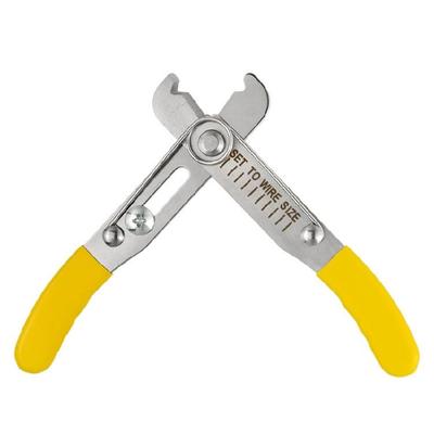 Ergonomic Wire Stripping Pliers Stainless Steel Sharpened Edges 0.5-4.0mm Ranges Tool For Chain Repair And Wiring