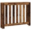 Radiator Cover with Vintage Wood Effect 104 x 20 x 82 cm Engineered Wood
