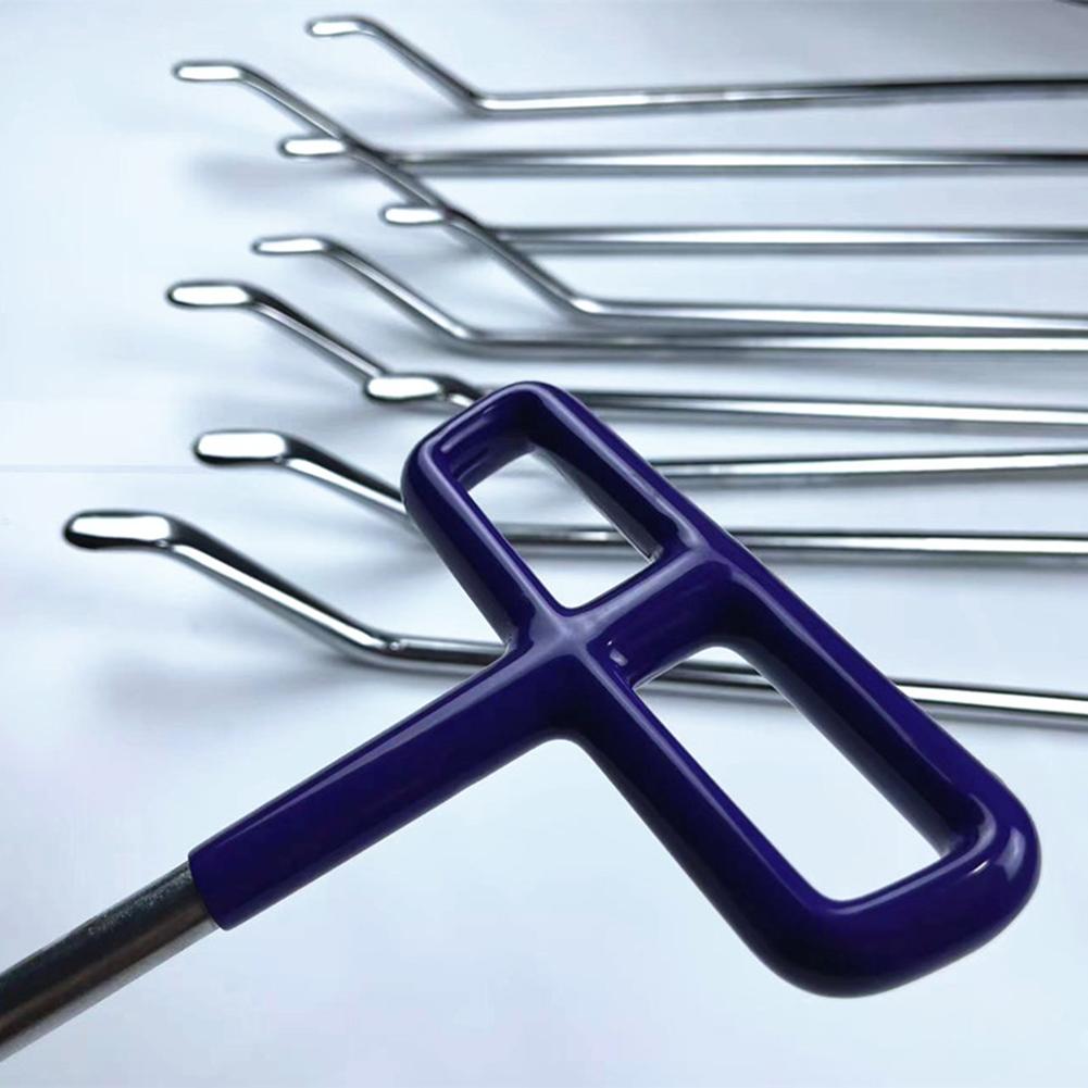 Push Rod Dent Repair Tools Paintless Hail Dent Removal Rods Puller With Anti-slip Handle Dent Removal Rod Acesssories