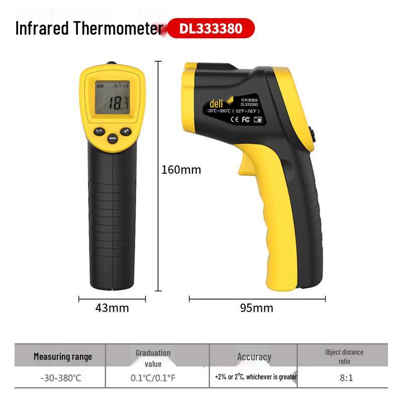 Deli Handheld Infrared Thermometer (CN version)