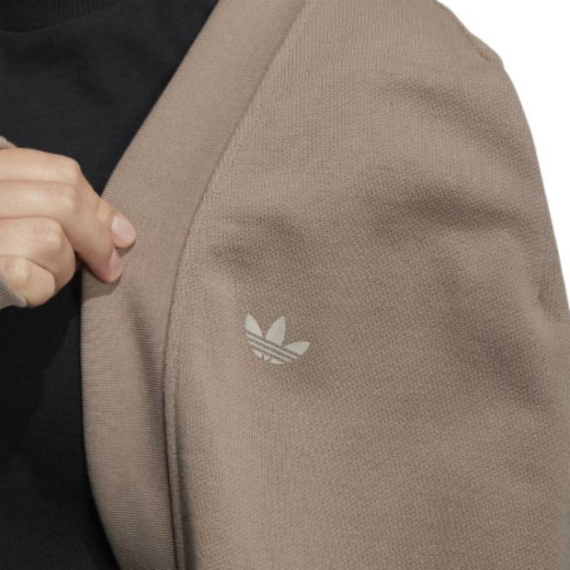 adidas Originals Women's Light Khaki Short Knit Bolero Cardigan HC3822