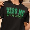 St. Patrick's T-Shirt - Kiss Me I'm Irish - Baumwoll-T-Shirt