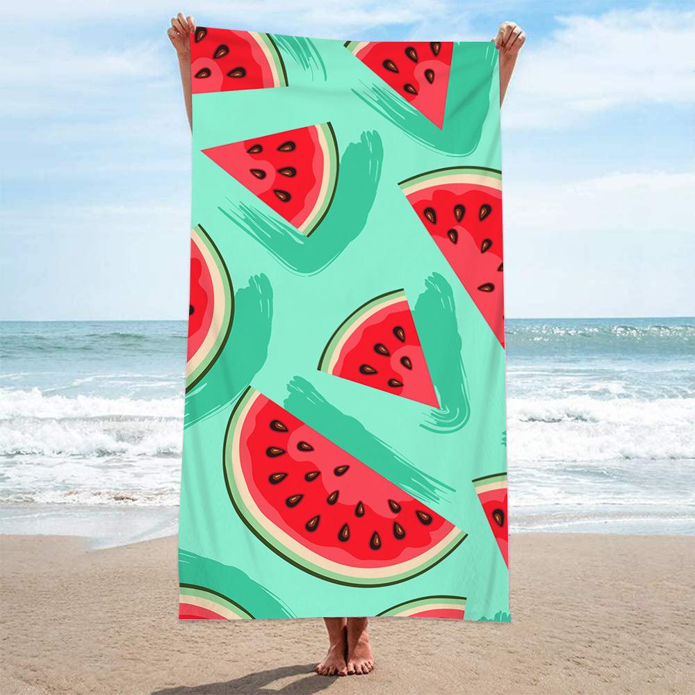 Buntes abstraktes Lächeln Strandtuch Lustiges Graffiti-Muster Mikrofaser-Badetuch Weiches Schnelltrocknendes Handtuch Strand Pool Reisen Camping