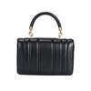 Tory Burch Kira Double T Logo Leather Shoulder Bag Crossbody Mini Women Bags Black 143506-001