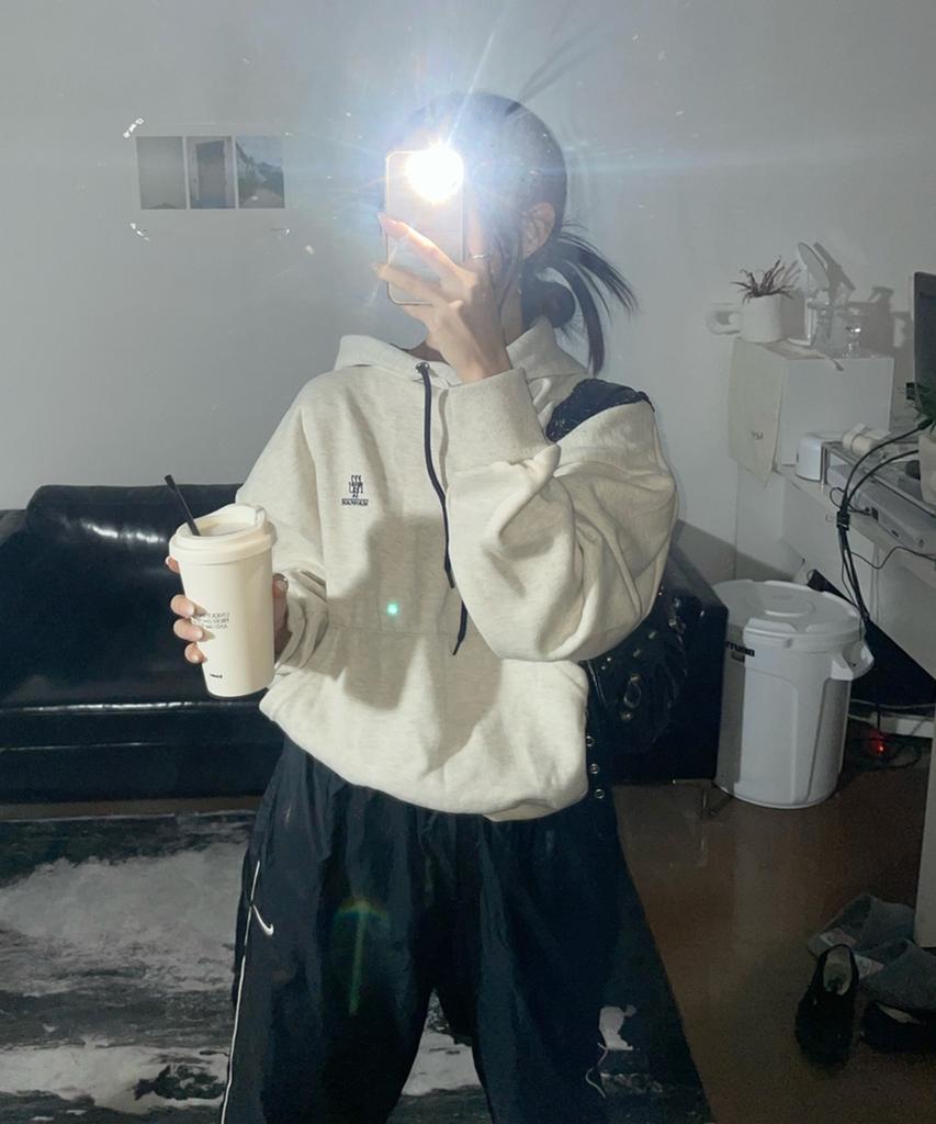 [Terry/Fleece] Stitch Combo Hoodie [6 Colors]