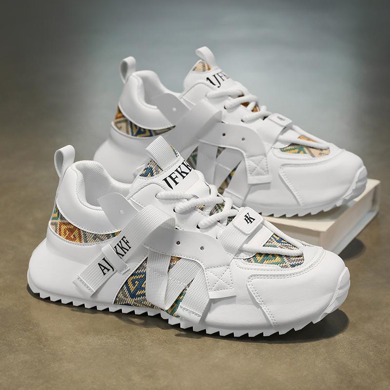 

New Autumn Men s Thick Soled Sports Shoes with Niche Design, Fashionable and Casual Height Increasing Men s Thick Soled Shoes 39