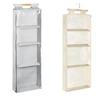 2025 New Hanging Yarn Storage with 4 Large Pockets Clear Knitting Organizer Storage with Zippers for Crochet Lovers