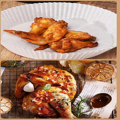 Air Fryer Disposable Paper Liner Non-Stick Mat Parchment Wood Pulp Steamer