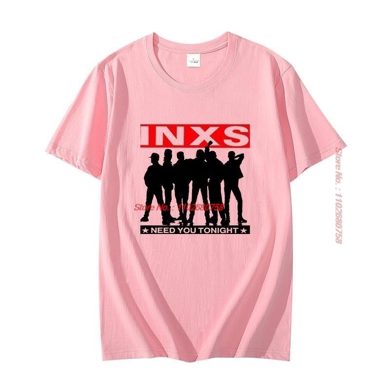 Inxs Need You Tonight Single Kick Michael Hutchense Rock Band Cotton Oneck Tshirts Summer Harajuku Tees Tops Unisexs Clothes