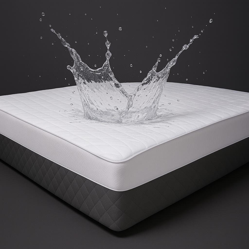 Coprimaterasso Impermeabile №227 Universale, Sopra: Microfibra Trapuntata, Imbottitura 100 g/m², Strato Inferiore: Membrana in TPU, Elastico attorno al perimetro