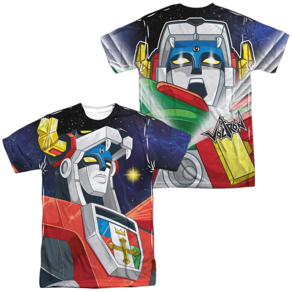 VOLTRON SPACE Licensed Sublimation Adult Men s Tee Shirt SM-3XL Unisex T-Shirt S