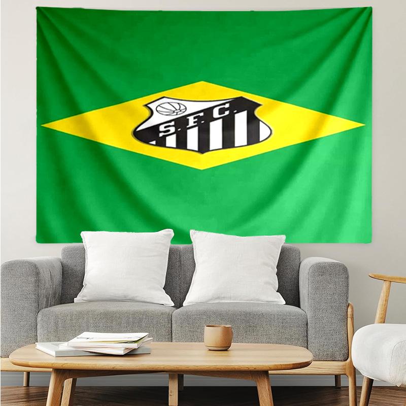 Powerful Football Crest Design Printed Printed Tapestry, for Bedroom,Livingroom, dormitory, Large Wall Decor, Fabric Decor Fan Birthday Gifts
