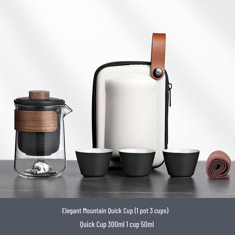 Naijiang Portable Glass Travel Tea Set
