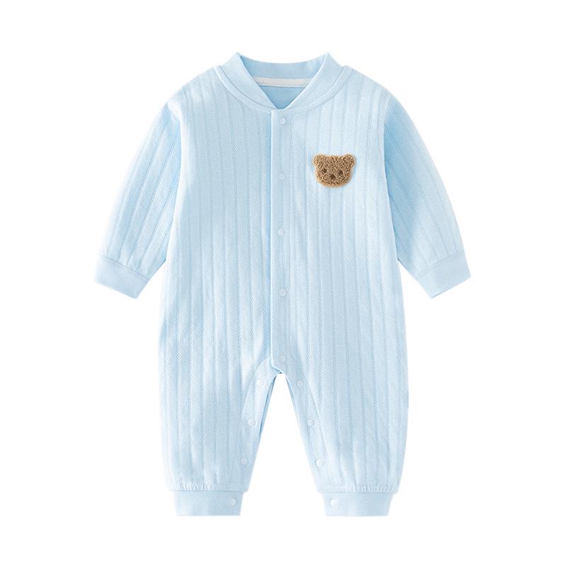 Baby Onesie Pure Cotton Four Seasons Style Boneless Romper Harem Pajamas Newborn Spring Autumn.