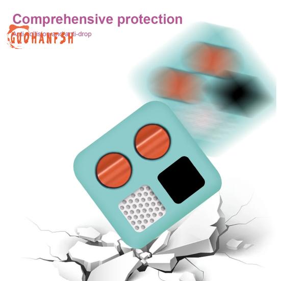 Husă de protecție pentru jucători, rezistentă la șocuri, husă din silicon pentru player audio pentru copii, cu șnur anti-pierdere pentru Yoto - accesoriu de protecție