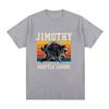 2026 Summer Hot Sale Funny Viral Raccoon Graphic T-Shirt Unisex Lightweight Printed Short Sleeve Casual Outdoor Cotton T-Shirt