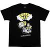 Green Day 'Longview Doodle' Schwarzes 100% Baumwolle T-Shirt Herren Oberteil - NEU