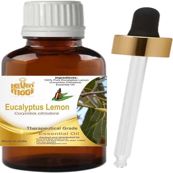 

Levenmooi Lemon Eucalyptus (Corymbia citriodora) Pure & Natural Therapeutic Grade Essential Oil Glass 5 ml