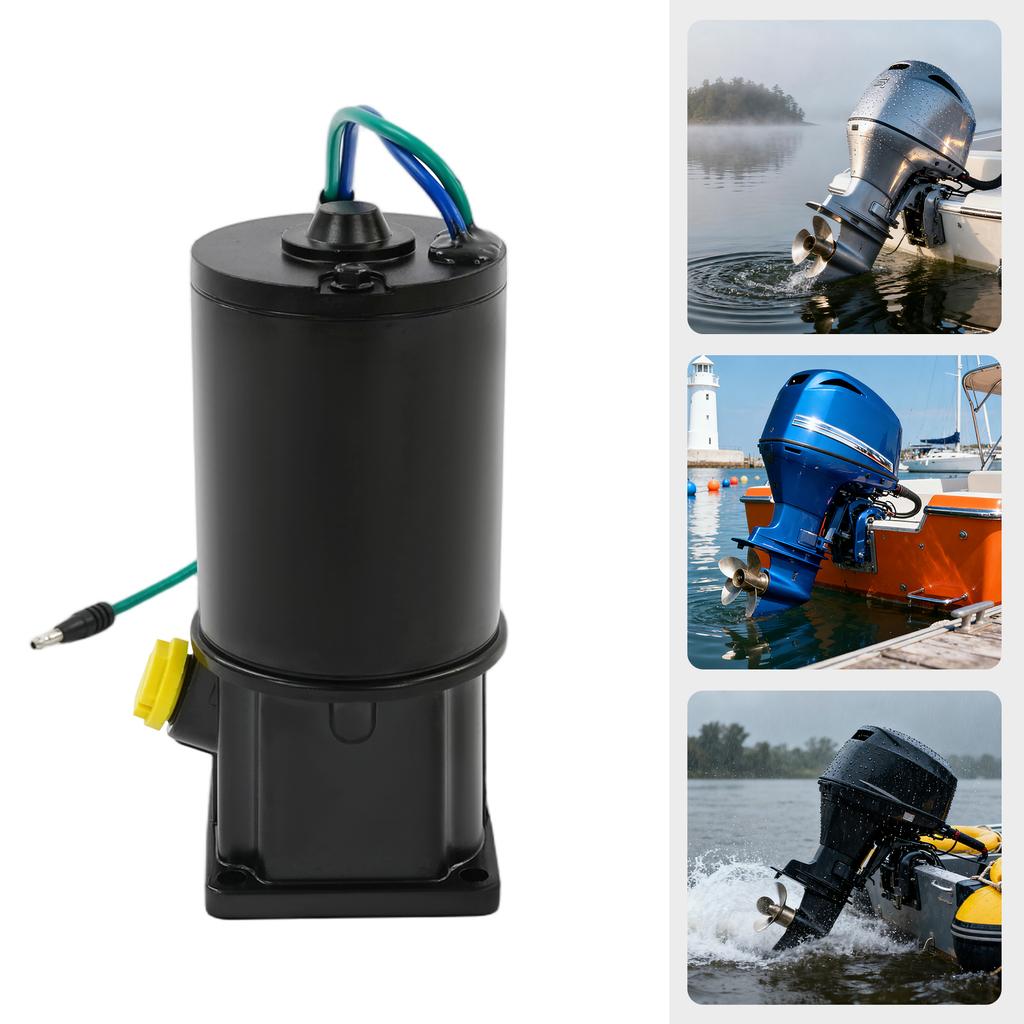 Replacement Tilt & Trim Motor for Mercury Outboard - 12V 240W Pure Copper Motor Fit 2-Stroke 40-125HP/4-Stroke 30-120HP OEM 8194
