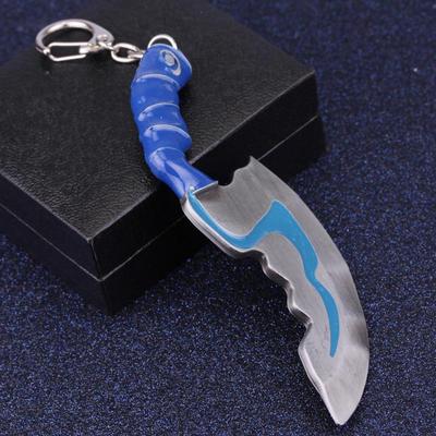 מחזיק מפתחות DOTA2: תליון דגם נשק של סכין מיני קפיצה אירופאית ואמריקאית