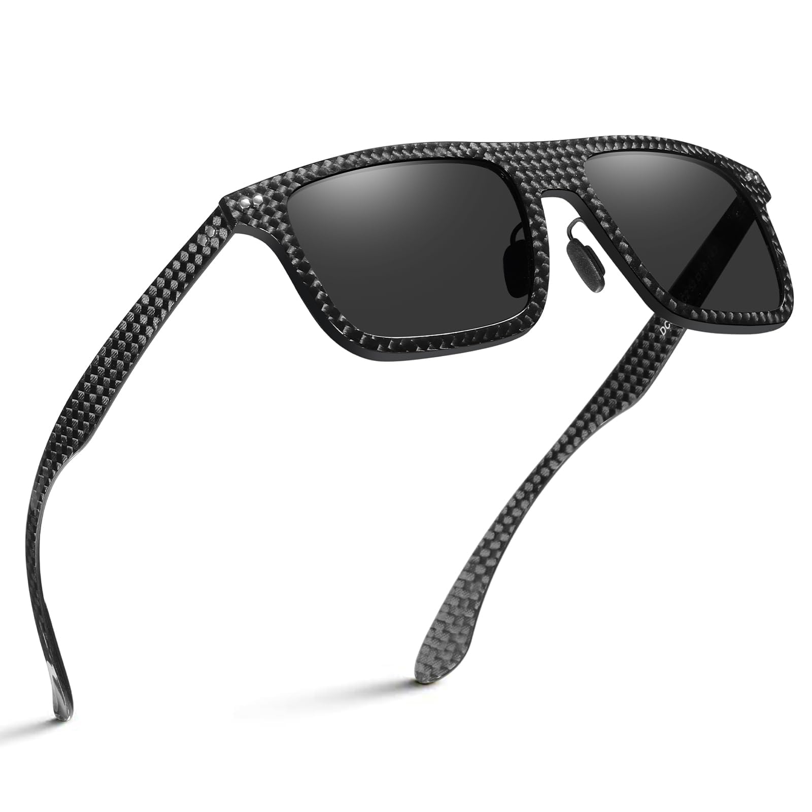 

DUCO Polarized Full Carbon Fiber UV Wellington for Driving and 8325 Men s Sunglasses, Design, Protection, Style, Stylish, Fishing, (Black-Gray)