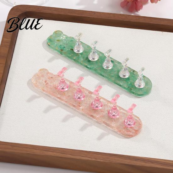 Acrylic Nail Display Holder Fake Stand for Painting Nails, Press-on with Magnetic Manicure Art Practice Base, Home Salon