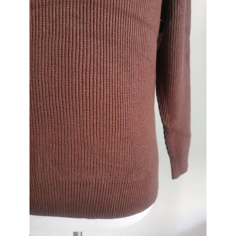 Men's V Neck Knit Pullover Sweater, Solid Color Long Sleeve Top, Fall Winter Loose Versatile Knitwear