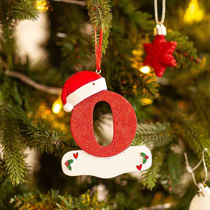 DIY Christmas Tree Decoration Letter Pendant 26 Letters Home Decorations Holiday Xmas Ornament New Year Nativity Decoration 2025