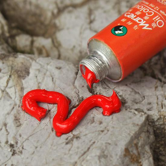 Marie Oil Paint Set: 12/18/24 Colors with 12ml Tubes - Art Supplies for Painting