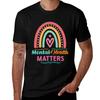 Unisextal Health Matters Tshirt Casual All Match Short Sleeve Tshirt