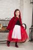 Clearstone Romantic Red Hood Cosplay Halloween Costume for 140cm Red Kids, Girls,