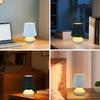 Rechargeable Touch Table Lamp Mushroom Style 3 colors Dimmable Desk Lamp for Bedroom Living Room Restaurant LED Ambient Light