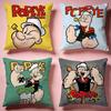 Stylish PPopeye the Sailorful Cushion Cover Comfortable Durable Pillow Cover MultiScene for Home Office Car Sofa