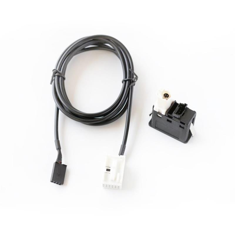 1Pc Aux-In/Usb Socket Switch Audio Adapter Cable For Bmw E60 E66 E81 E82 E70 E90