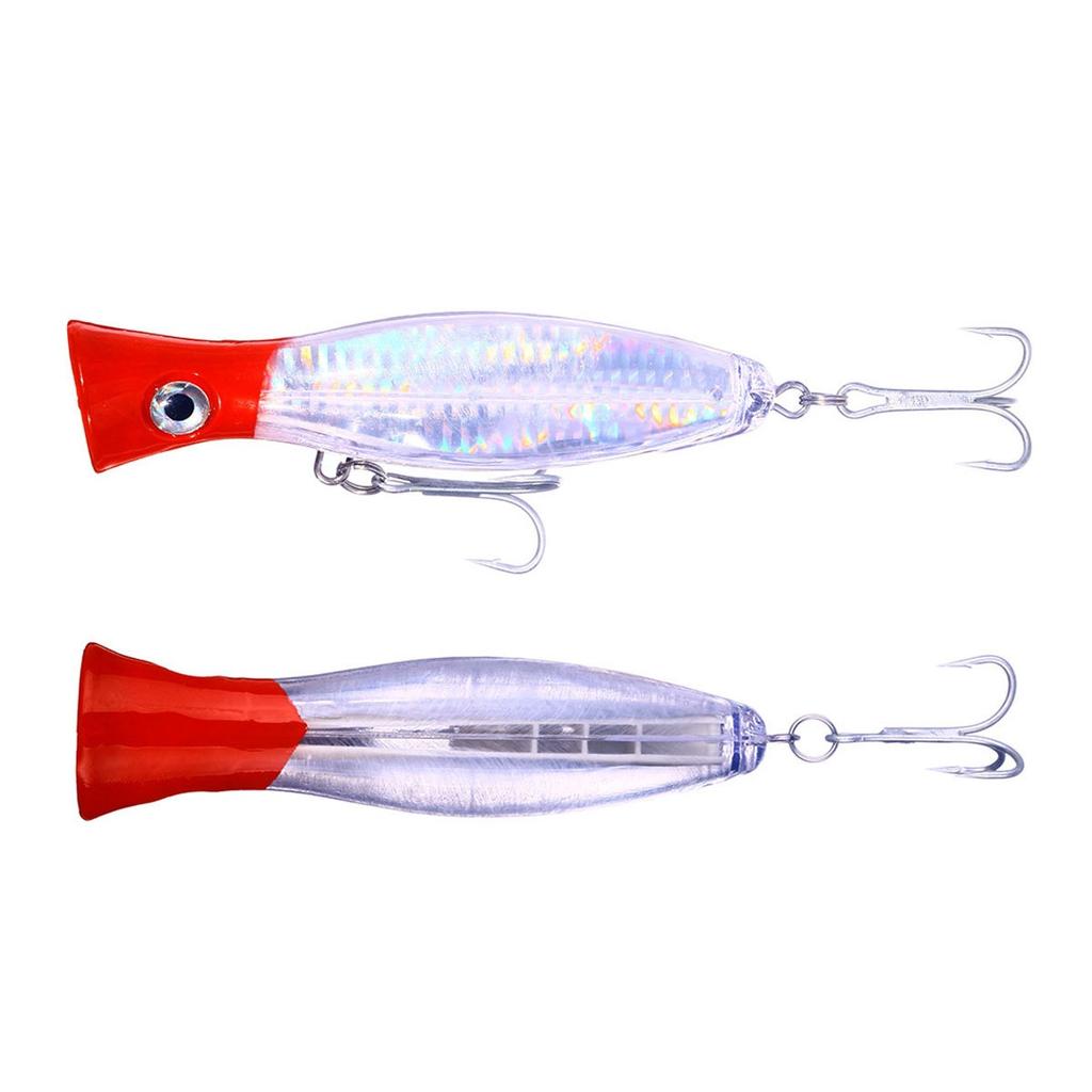 New Model Popper Lure Set for Saltwater & River/Lake Fishing 41g Plastic Artificial Hard Bait Fishing Gear
