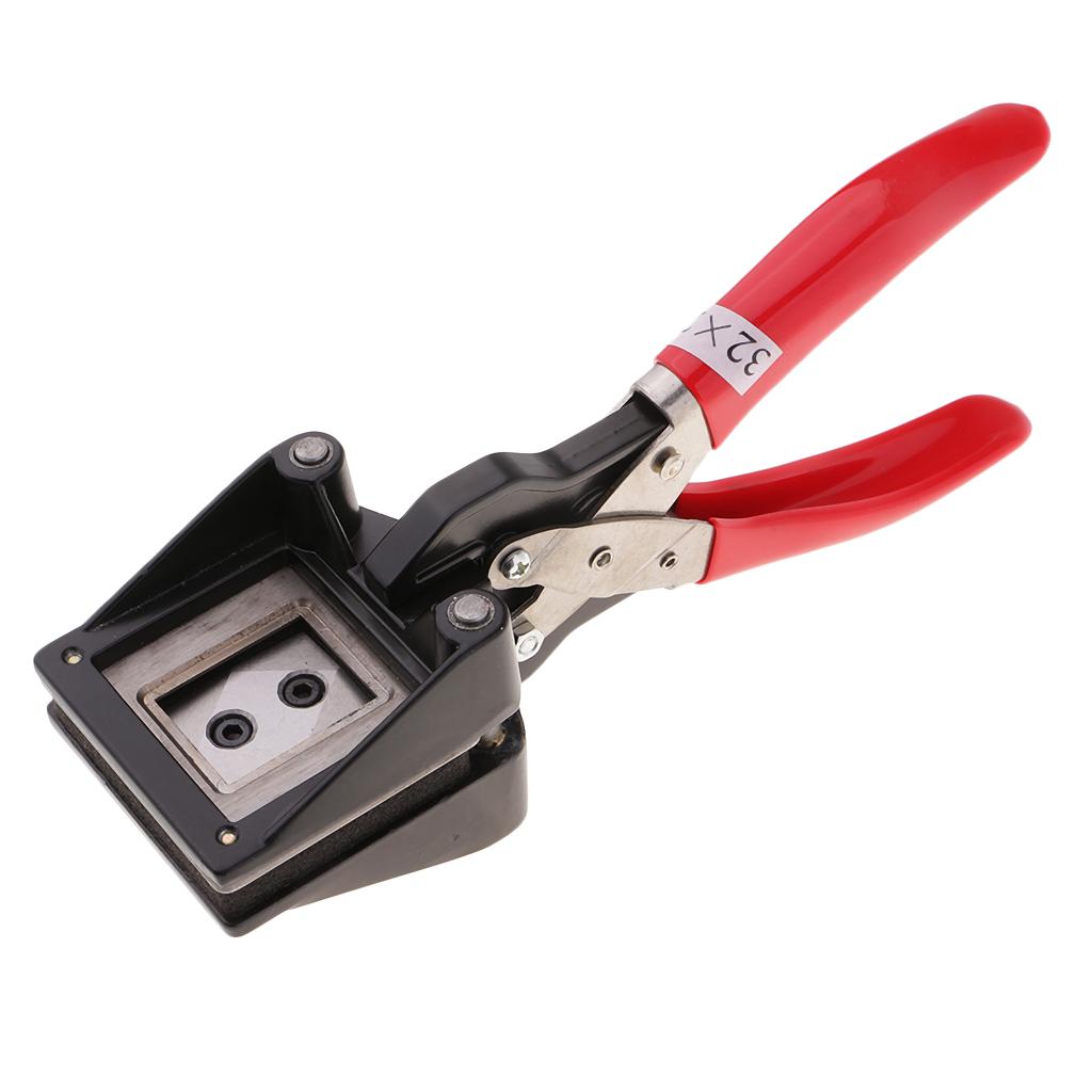 Steel Picture Photo Punch Cutter Precision Tool ID Passport Scrapbooking Photo Cutter Device for Card Making
