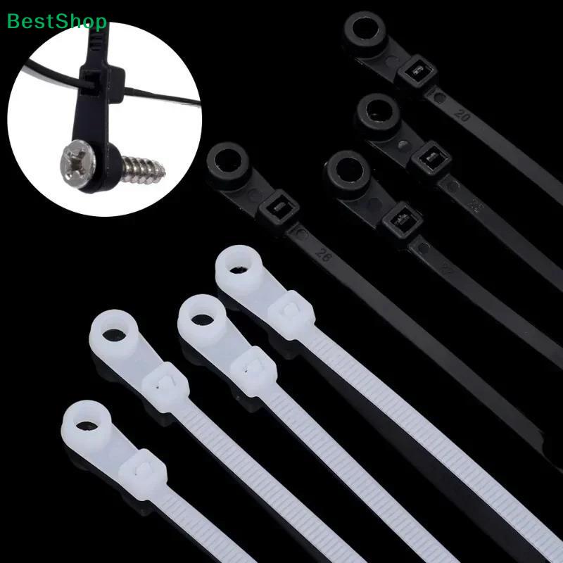 Releasable Black Plastic Cable Ties - Adjustable Self-Locking Zip Ties for Organizing Wires, Cables & DIY Projects