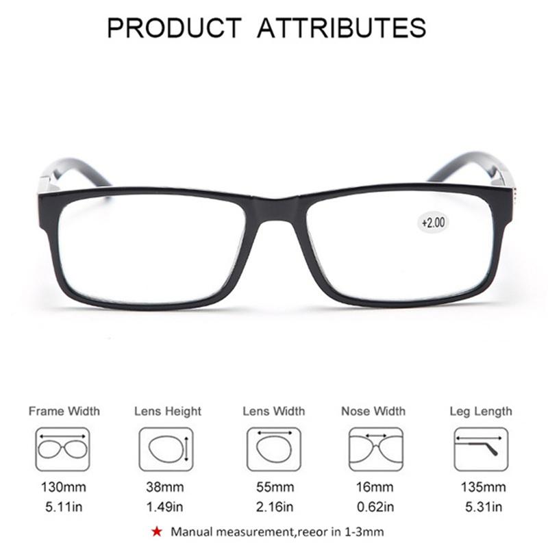Rectangle Reading Glasses Blue Light Blocking Readers for Women Men Anti Glare Filter Lightweight Eyeglasses