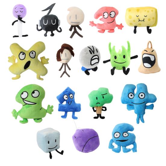 Kreslená plyšová hračka Lízátko Zelená tráva Kostka ledu Houba strom Poznámka Číslo Plyšák Děti Dospělí