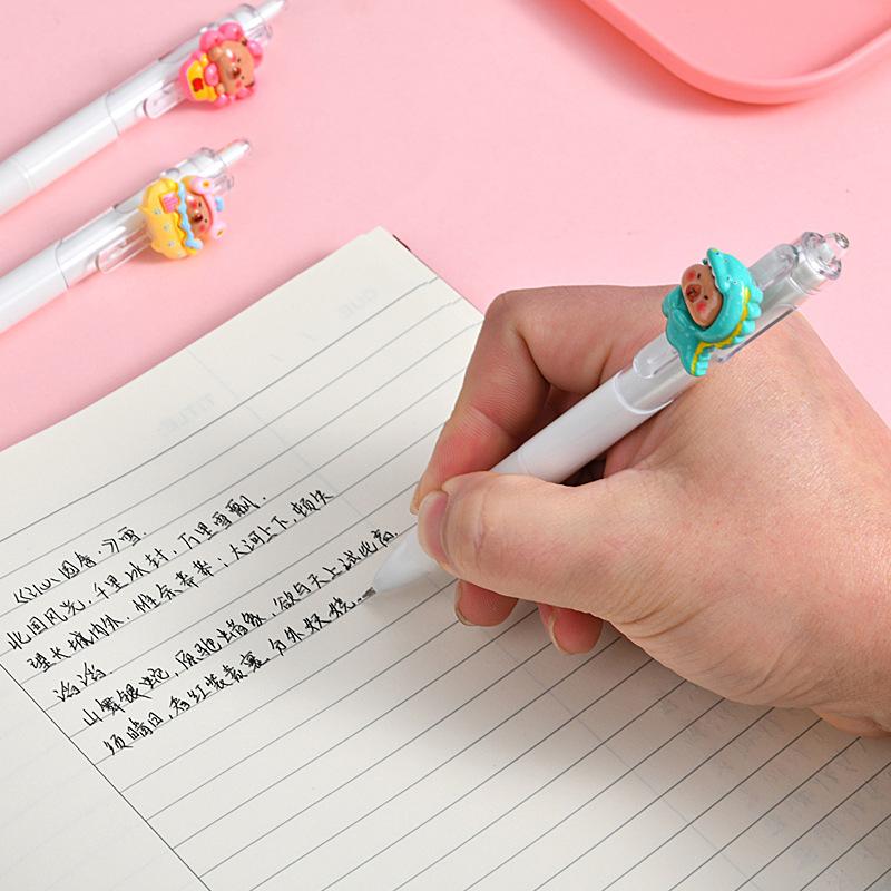 36 Pcs Cute Capibala Transparent Press Pen for Office Work, Brushing Questions, Signing Writing, Diaries, Notes, Student Classroom Prizes, Friend Part