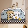 Bathroom floor mat, bathroom doorway, diatomaceous earth absorbent anti slip door mat, floor mat, toilet quick drying