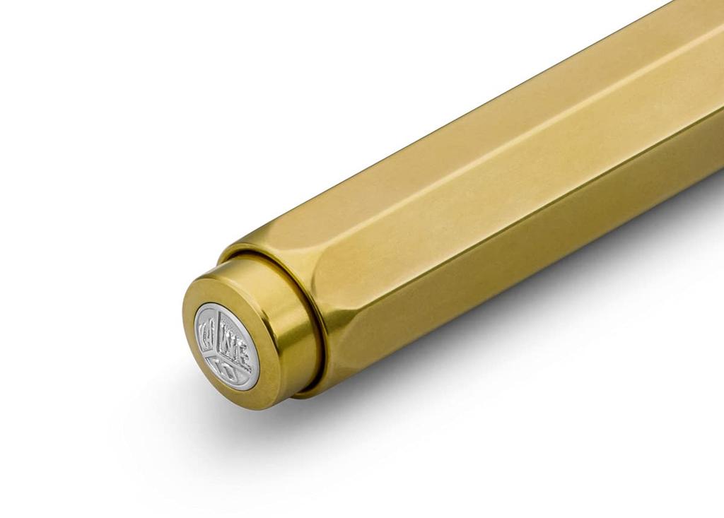 Kaweco Ballpoint Official Import Pen, Oil-Based, Brass, Sport, BRBP-BR,