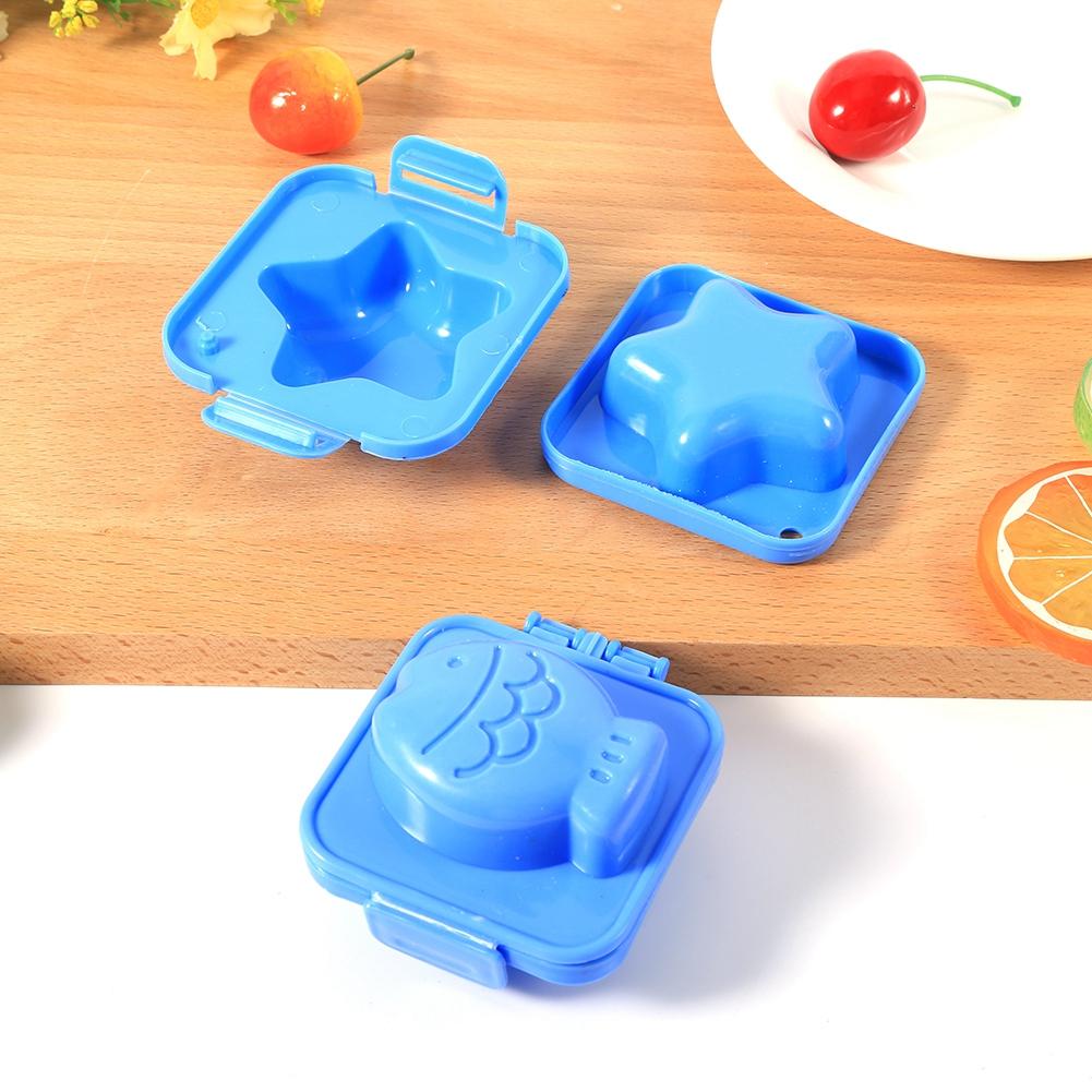 6 Pcs Set Cartoon Eggs Cute Mold Mould Pan Cooking DIY Tools Kitchen Bento Accessories for Kids