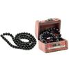 Women Men Jewelry Natural Black Onyx Stone Crystal Loose Bead for DIY Hand Chain Necklace Buddha Beads String