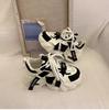 Spring thick-soled heightening dad shoes women's niche design sense versatile sports and leisure single shoes
