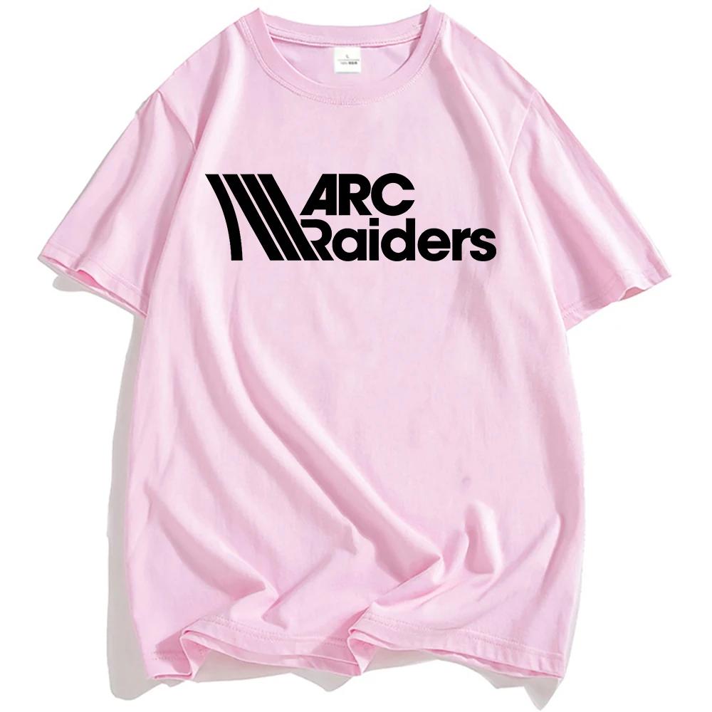 Game ARC Raiders Printing Tshirt Oneck Short Sleeve Cotton Male Tshirts Unisex Streetwear Loose Casual Men Women T Shirt Tees