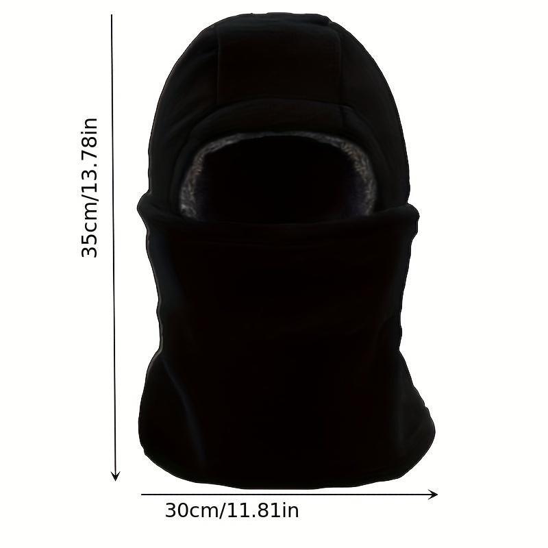 Cycling Windproof Face Mask, Autumn and Winter Hat, Scarf with Fleece for Cold Protection and Warmth, Electric Bike Hood