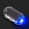 Solar Powered Car Fake Security Light Blue/Red Flashing Simulated Dummy Alarm Wireless Warning Anti-Theft Caution Lamp Strobe